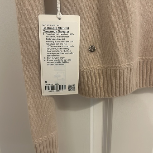 Lululemon Cashmere Sweater in Bone - Picture 5 of 5